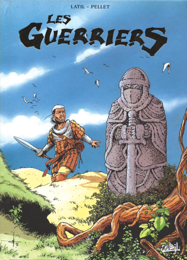 Couverture du coffret des tomes 1 à 3 de la série Les Guerriers