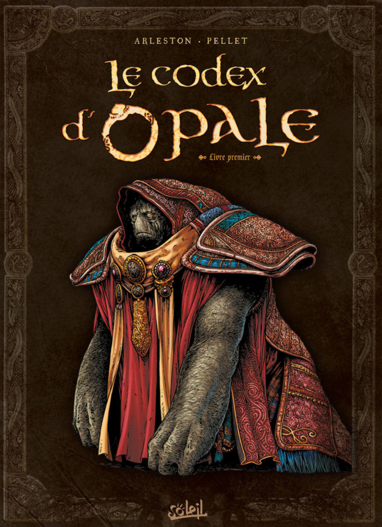 Couverture du Codex d'Opale, livre premier, artbook dérivé de la série Les Forêts d'Opale
