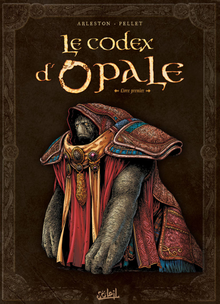 Couverture du Codex d'Opale, livre premier, artbook dérivé de la série Les Forêts d'Opale